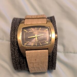 Diesel Gold and Tan Men's Watch